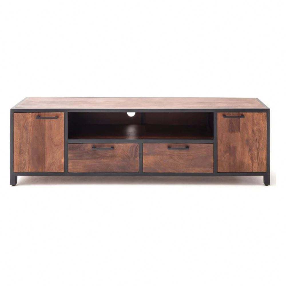 Living Room Tv Latest Design Modern Solid Wooden Shelf Tv Cabinet 5