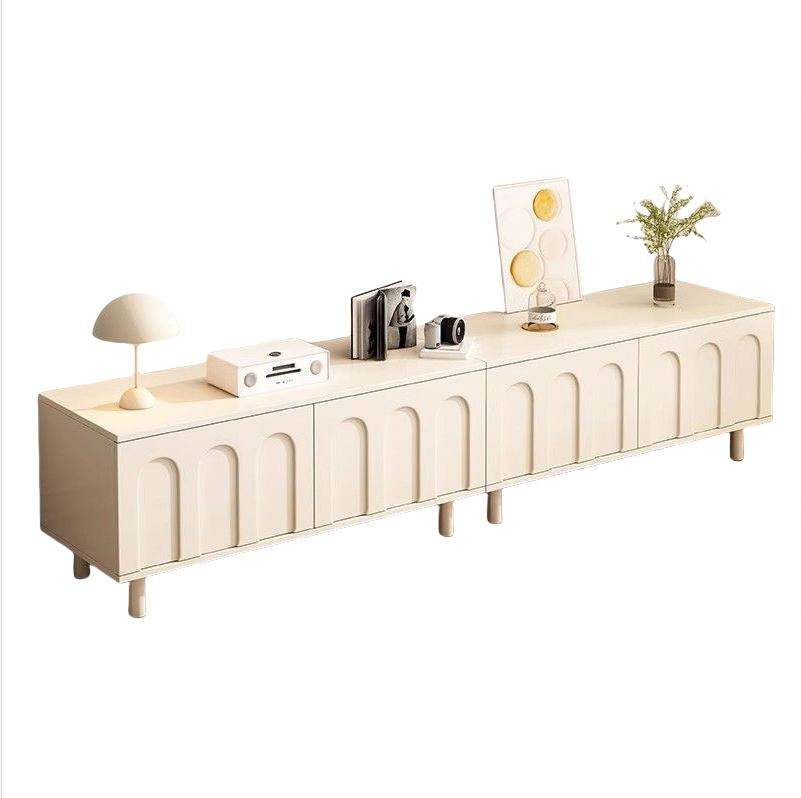 2024 New Floor Locker Cream Style TV Cabinet Tea Table Suit Living Room House Hold TV Cabinet