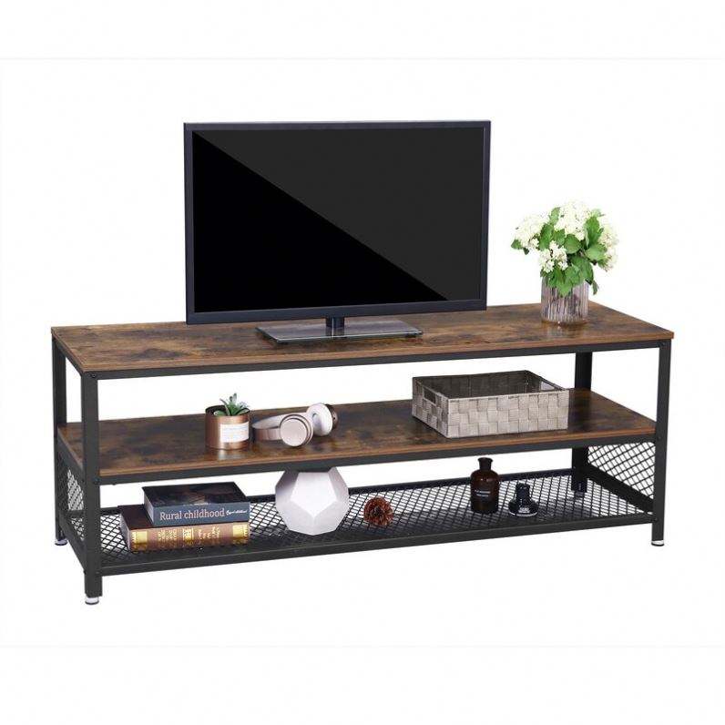 Cheap Living Room Furniture Luxury Design Modern Metal Wooden Tv Tv Stand, Tv Cabinet in Living Room