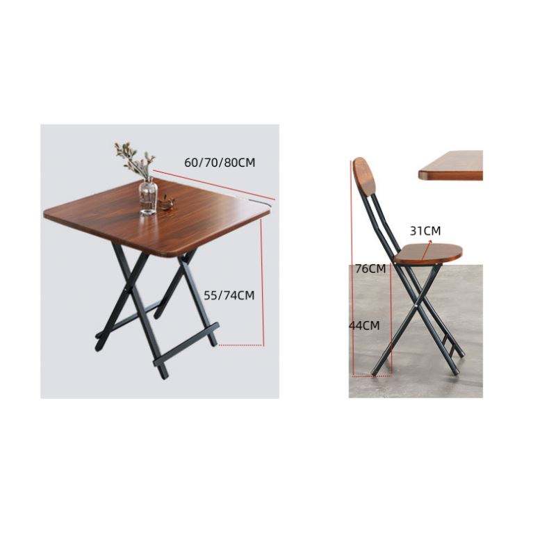 Cheap Price Table Folding Square Laptop Desk Coffee Tea Table for Living Room Storage Rack Movable Bed Side Tables 2
