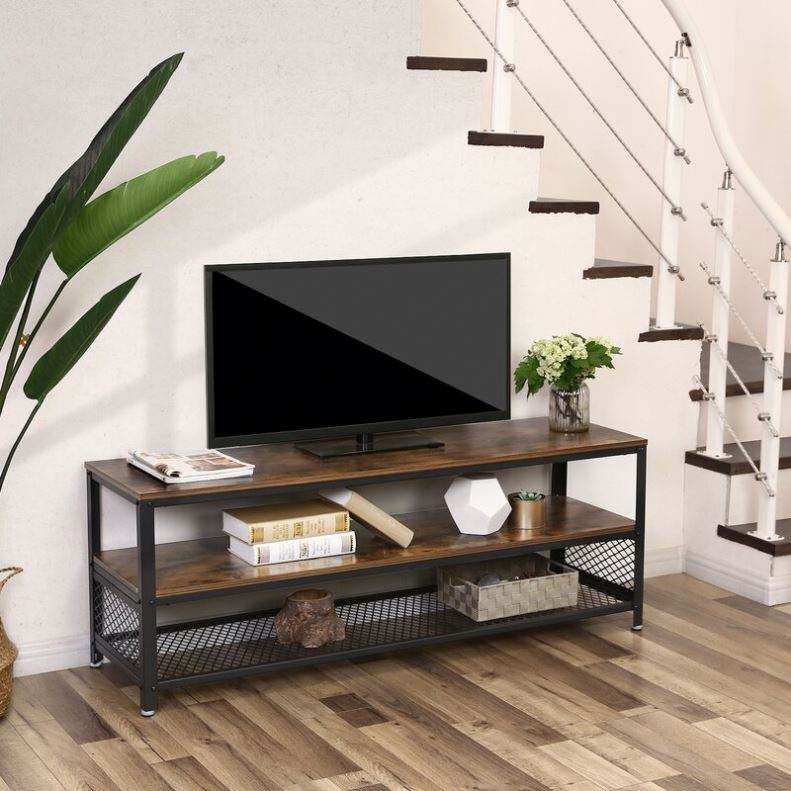 Cheap Living Room Furniture Luxury Design Modern Metal Wooden Tv Tv Stand, Tv Cabinet in Living Room 2