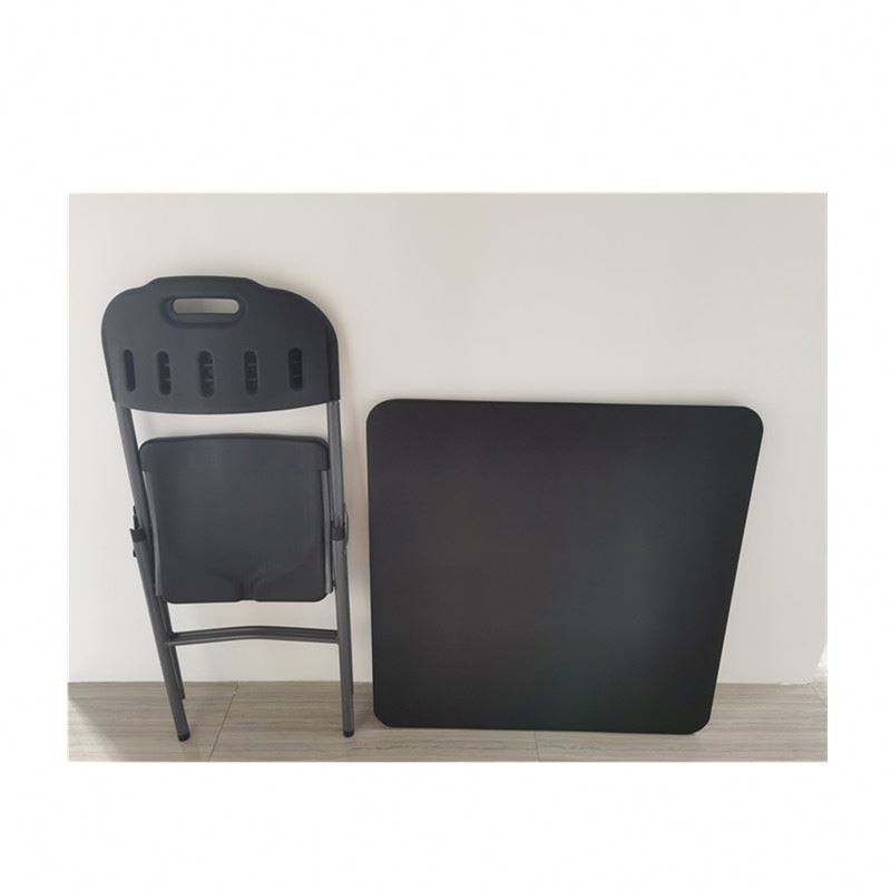 Portable Foldable Dining Table Square Folding Standard Bridge Card Game Camping Table Poker Table 2