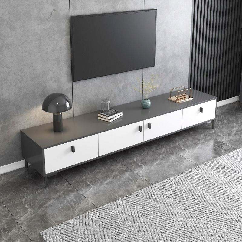 Light Luxury Living Room House Hold Small-sized TV Cabinet Modern Simple TV Cabinet Tea Table Combination Cabinet Suit 2