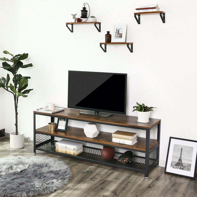 Cheap Living Room Furniture Luxury Design Modern Metal Wooden Tv Tv Stand, Tv Cabinet in Living Room 3