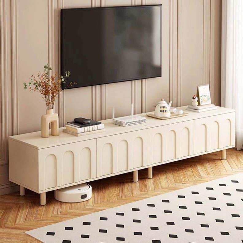 2024 New Floor Locker Cream Style TV Cabinet Tea Table Suit Living Room House Hold TV Cabinet 4