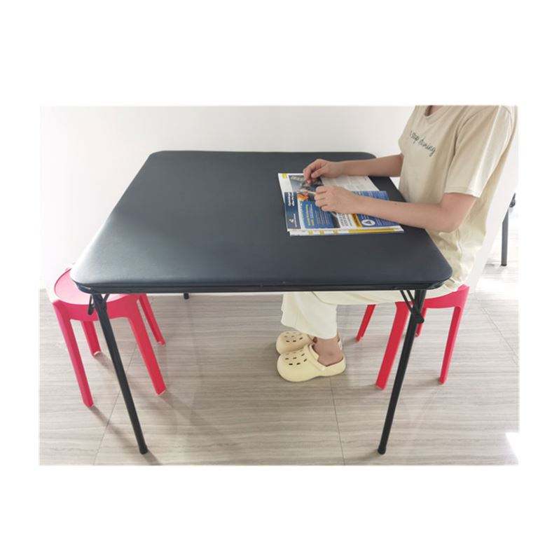 Portable Foldable Dining Table Square Folding Standard Bridge Card Game Camping Table Poker Table 4
