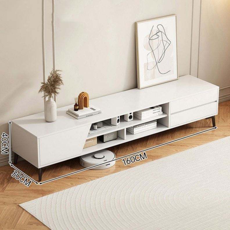 Light Luxury Living Room House Hold Small-sized TV Cabinet Modern Simple TV Cabinet Tea Table Combination Cabinet Suit 4