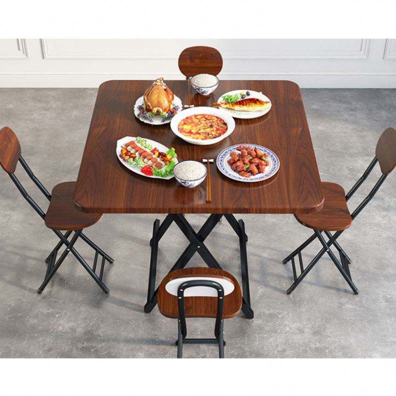 Cheap Price Table Folding Square Laptop Desk Coffee Tea Table for Living Room Storage Rack Movable Bed Side Tables 6